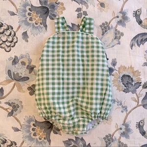 Baby Boy Gingham Bubble 24m